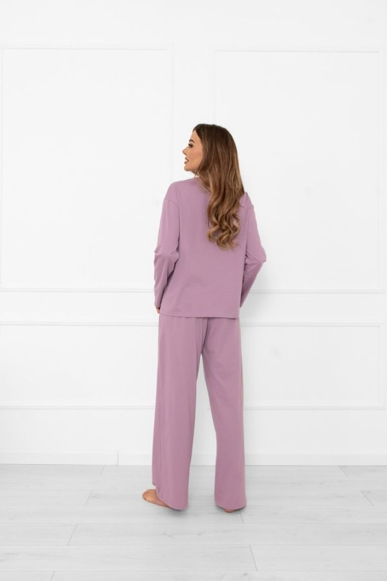 Piżama damska, fioletowa, Ksara, Italian Fashion