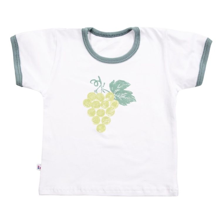 Piżama dziecięca, biało-zielona, Eevi