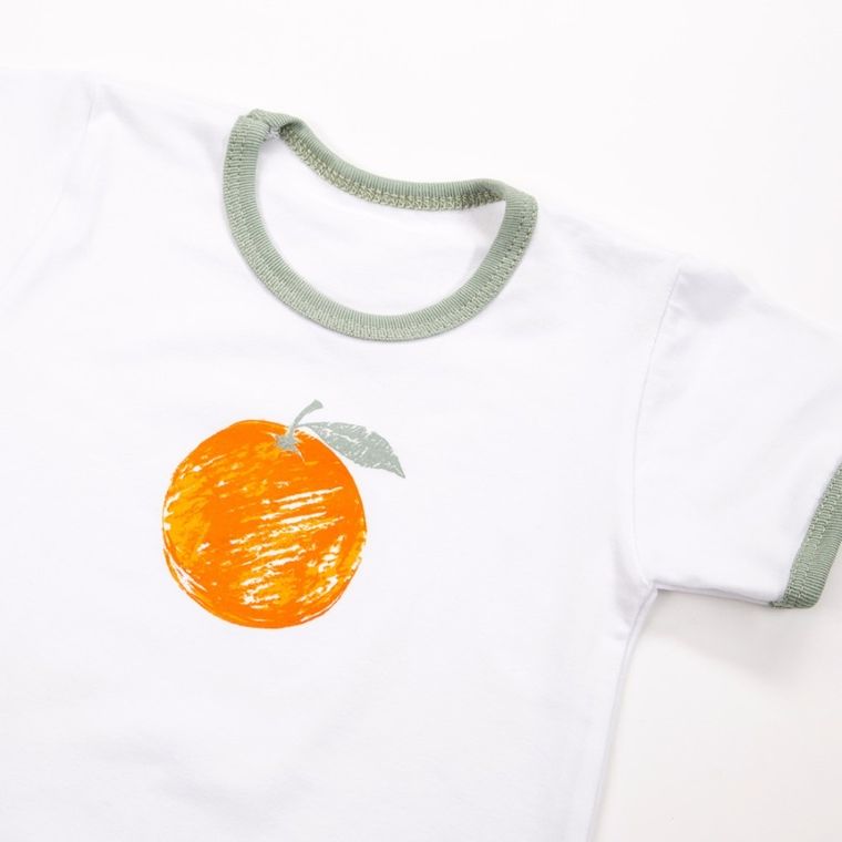 Piżama dziecięca, biało-zielona, Eevi