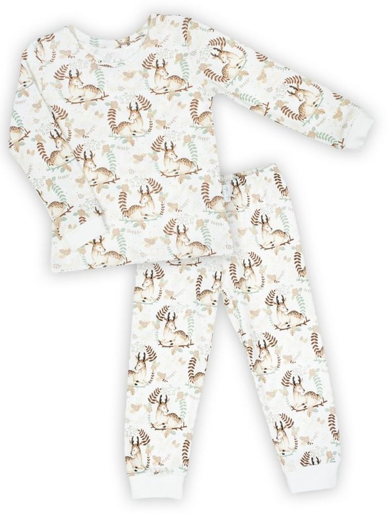 Piżama dziewczęca, beżowa, Nicol