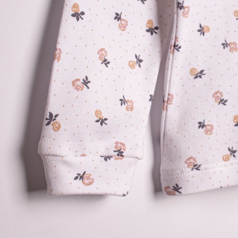 Piżama dziewczęca, biała, Nicol