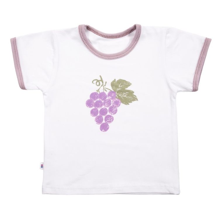 Piżama dziewczęca, biało-fioletowa, Eevi