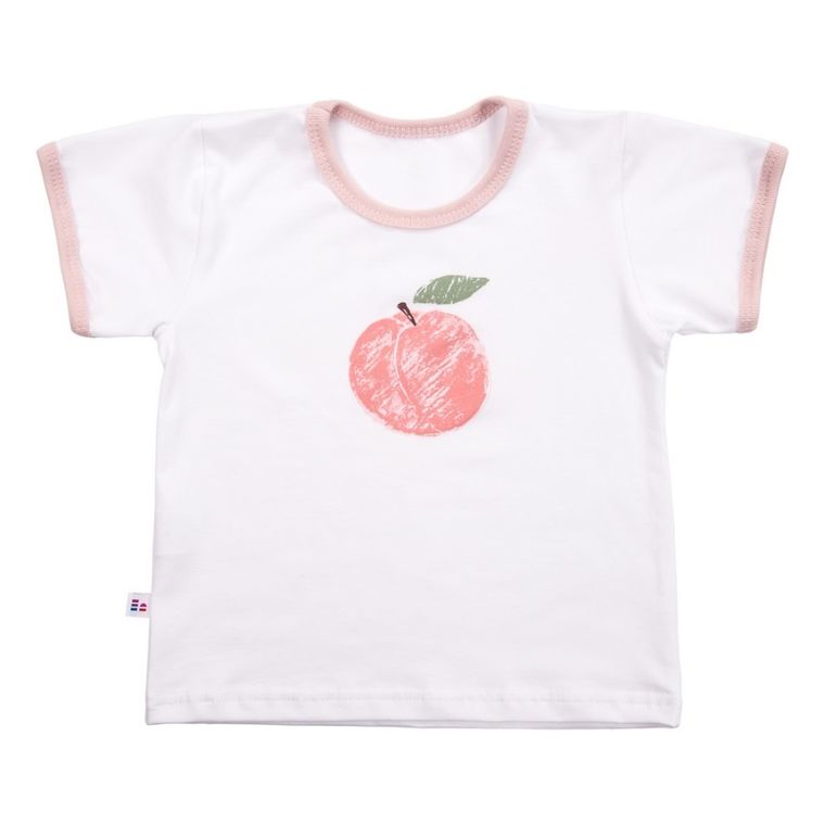 Piżama dziewczęca, biało-różowa, Eevi