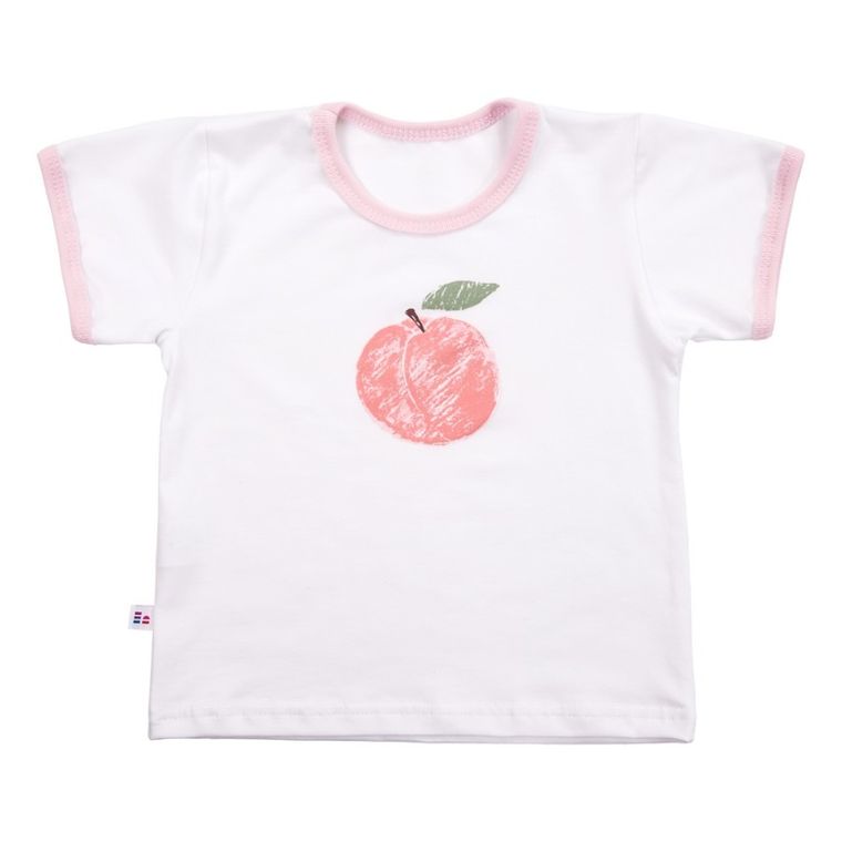 Piżama dziewczęca, biało-różowa, Eevi