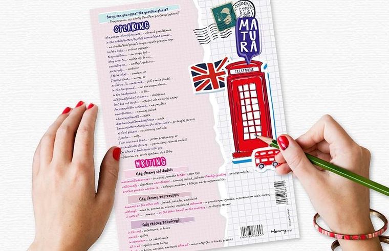 Plansza edukacyjna A4, dwustronna, język angielski, ciekawostki