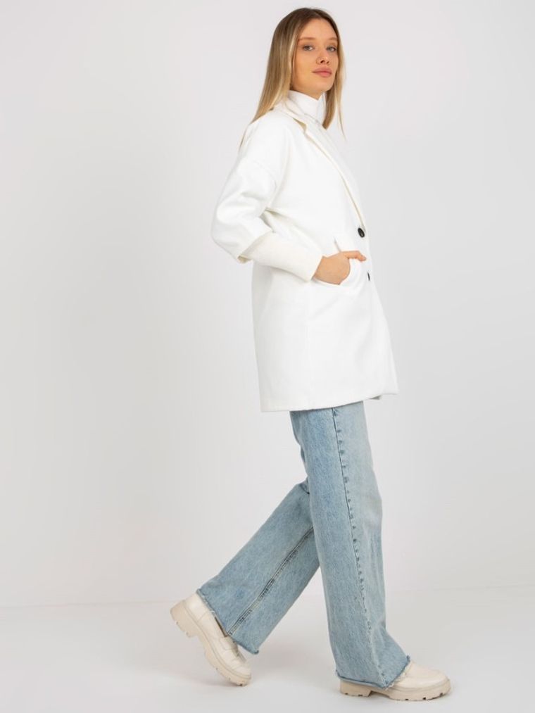 Płaszcz damski, ecru, Och Bella