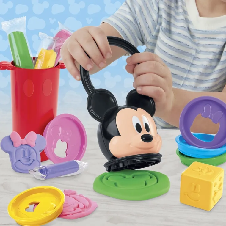 Play-Doh, Disney Jr, Myszka Mickey, Lep i Układaj, zestaw kreatywny