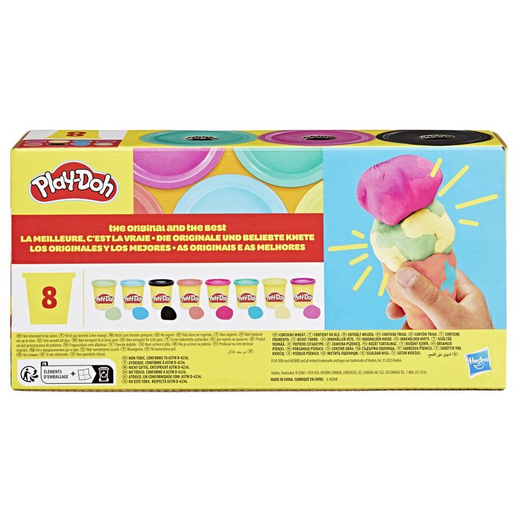 Play-Doh, Żywe Kolory, 8 tub