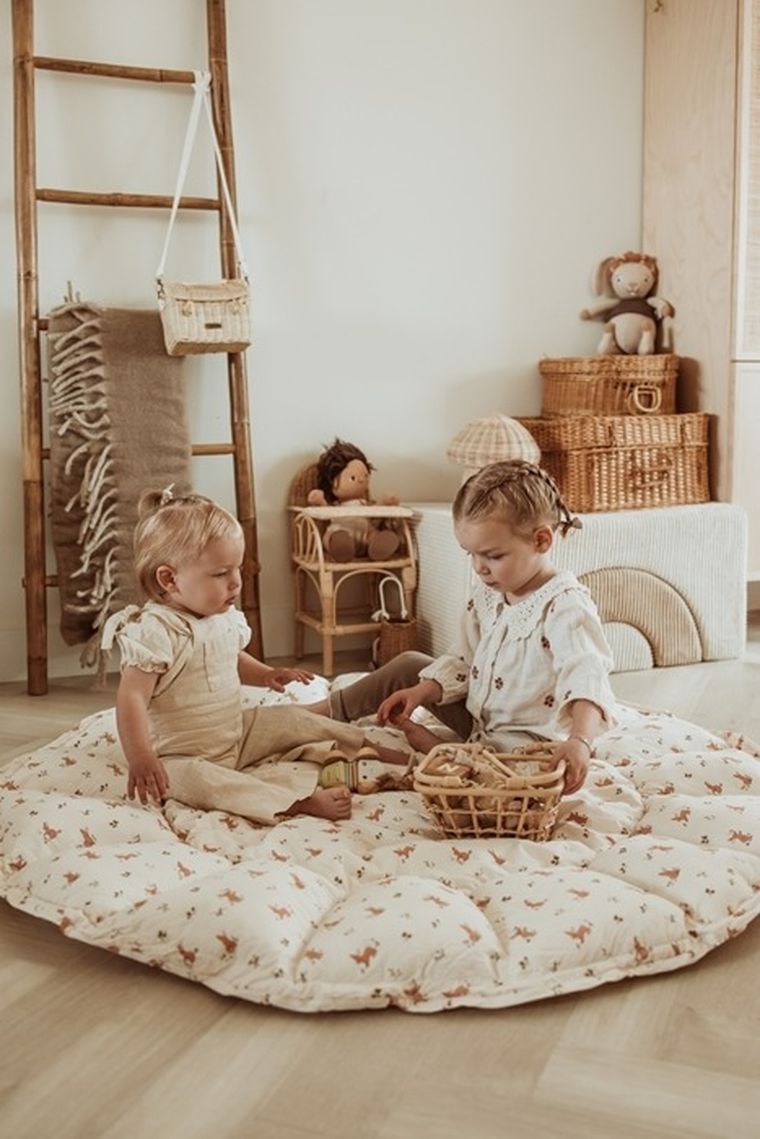 Play&Go, Bloom Organic, mata do zabawy, gniazdo niemowlęce, Rabbit