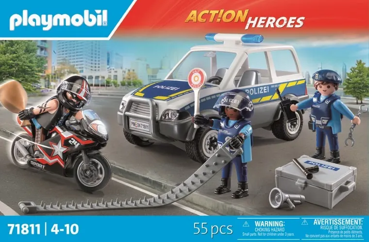Playmobil, Action Heroes, Policja w poszukiwaniu przestępcy, 71811