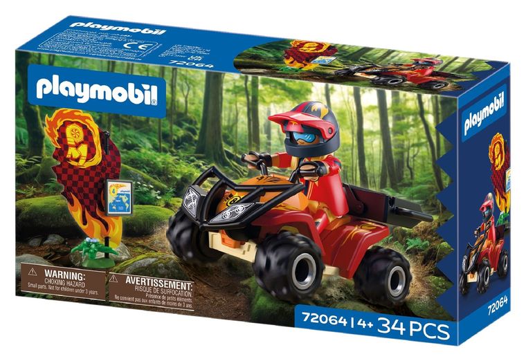 Playmobil, Cars, Terenowy quad, 72064
