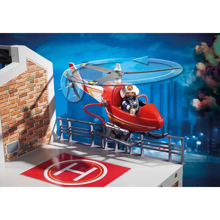 Playmobil, City Action, Duża remiza strażacka, 9462