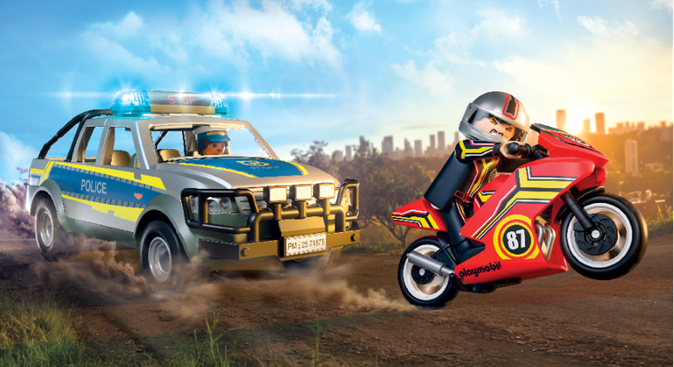 Playmobil, City Action, Pościg Policyjnym Pick-Upem, 71875