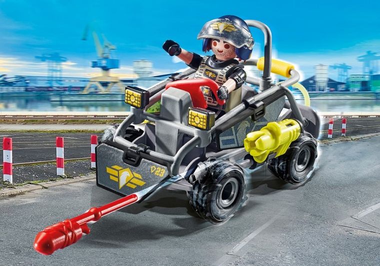 Playmobil, City Action, Quad terenowy jednostki specjalnej, 71147