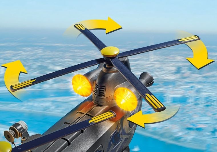 Playmobil, City Action, Śmigłowiec ratunkowy jednostki specjalnej, 71149