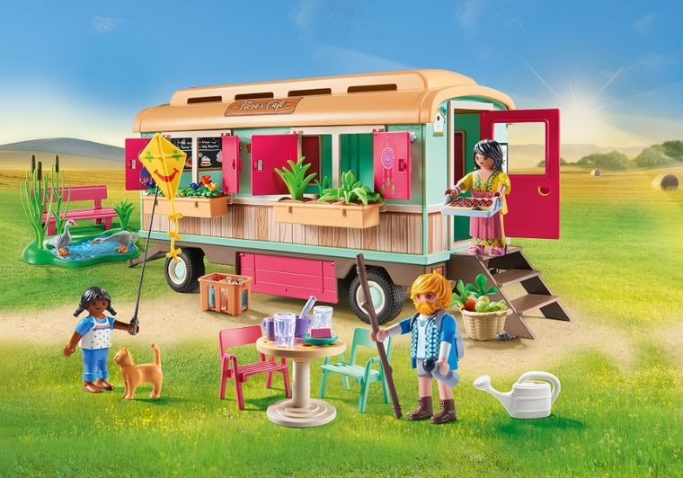 Playmobil, Country, Przytulna kawiarenka w wagonie, 71441