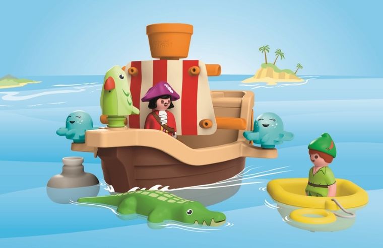 Playmobil, Junior, Disney, Piracki statek Piotrusia Pana, 71769