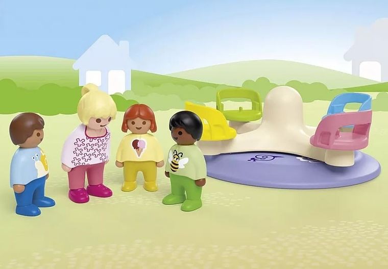 Playmobil, Junior, Karuzela z cyferkami, 71701