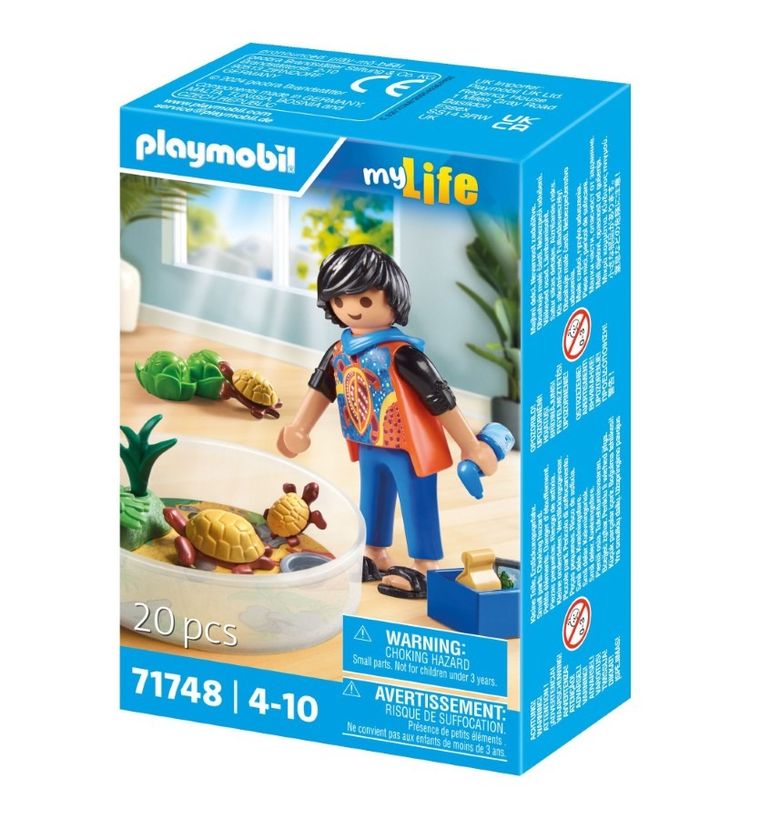 Playmobil, My Life, Terrarium z żółwiami, 71748