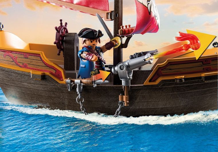 Playmobil, Pirates, Statek piracki, 71418