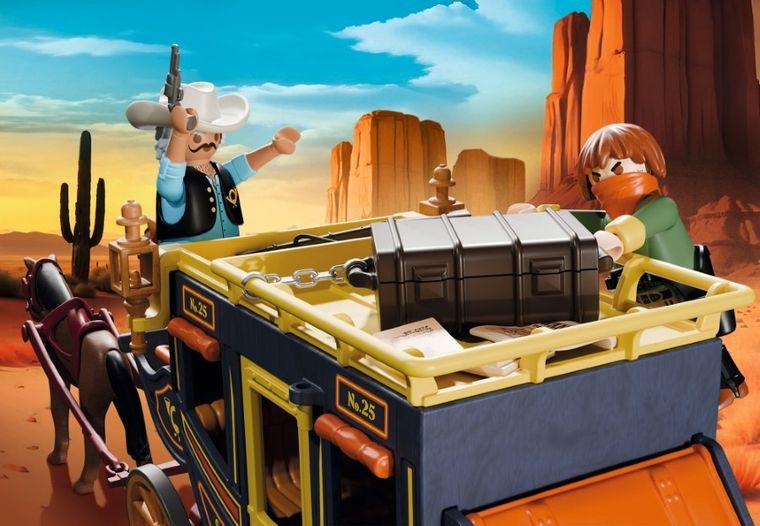 Playmobil, Western, Napad na Dyliżans na Dzikim Zachodzie, 71862
