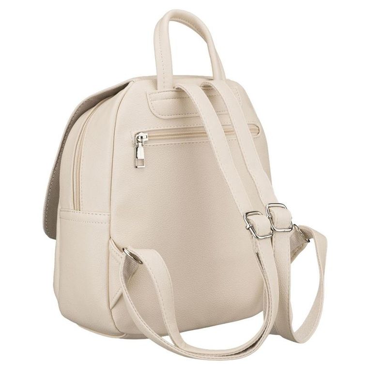 Plecak, beżowy, skóra ekologiczna, Rovicky