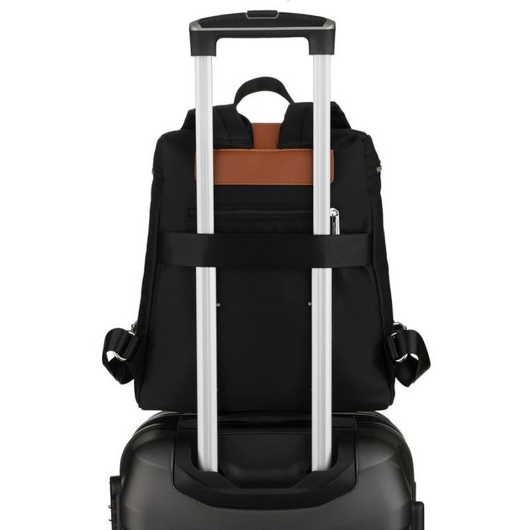 Plecak, czarno-brązowy, Peterson