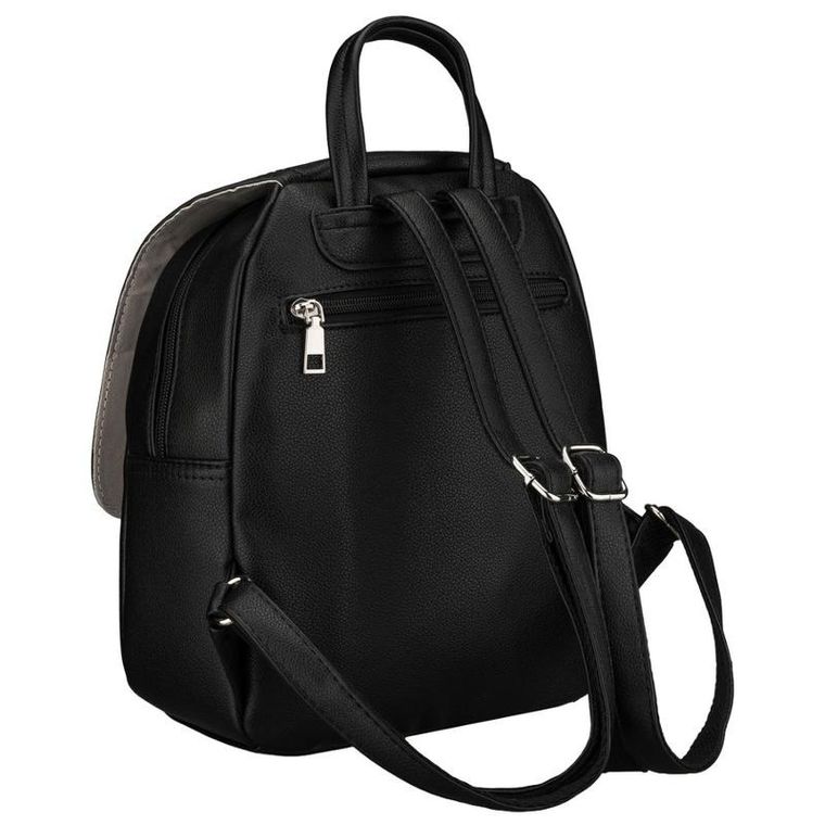 Plecak, czarny, skóra ekologiczna, Rovicky