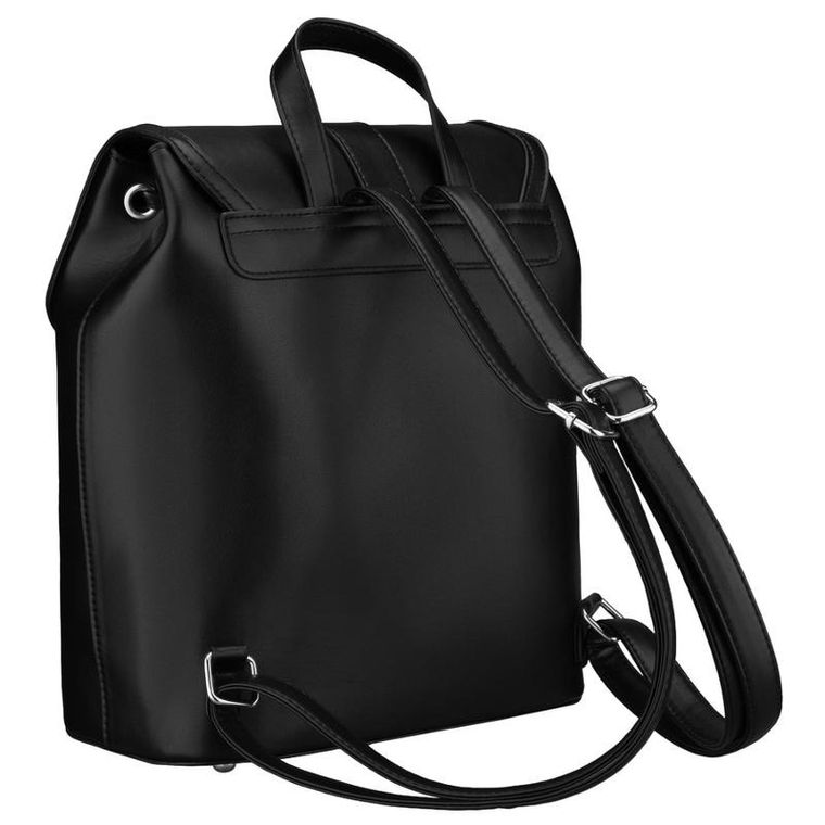 Plecak, czarny, skóra ekologiczna, Rovicky