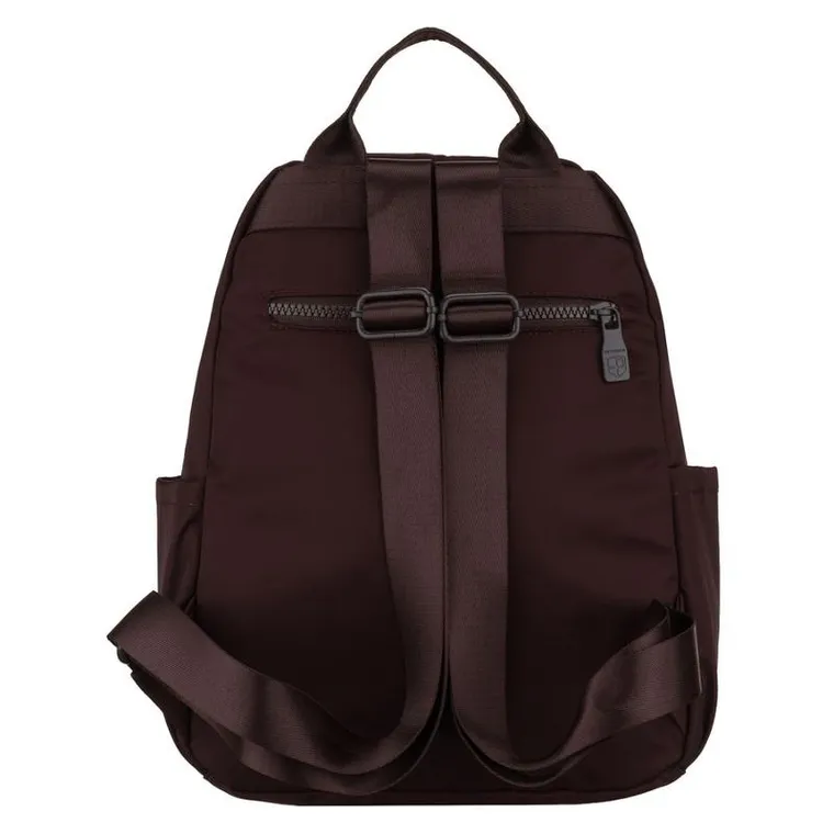 Plecak miejski, bordowy, Peterson