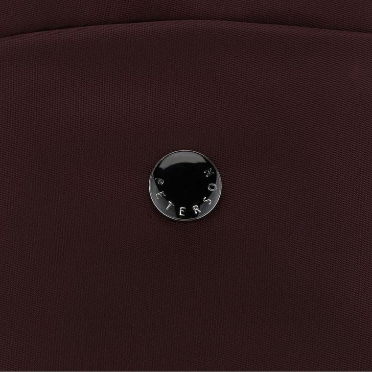 Plecak miejski, bordowy, Peterson