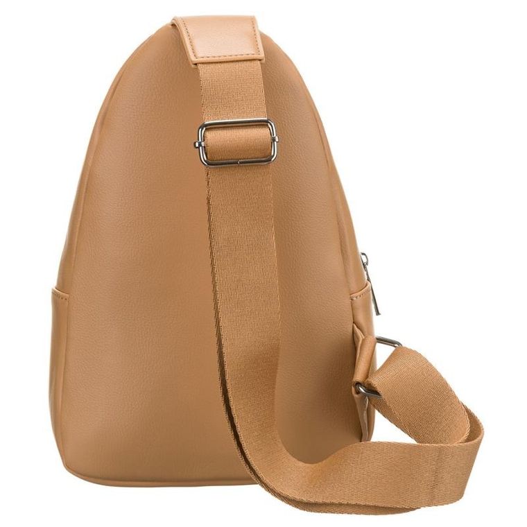 Plecak na jedno ramię, saszetka, beżowy, Peterson