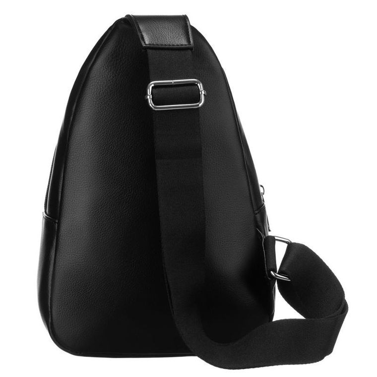 Plecak na jedno ramię, saszetka, czarny, Peterson