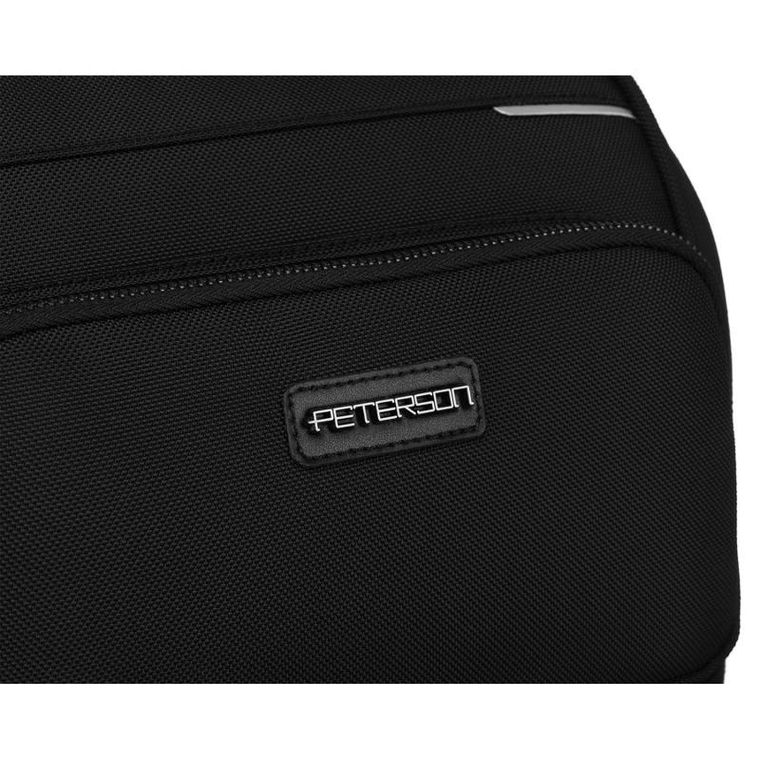 Plecak na laptopa, czarny, Peterson