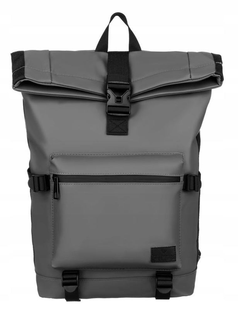 Plecak na laptopa, szary, Peterson