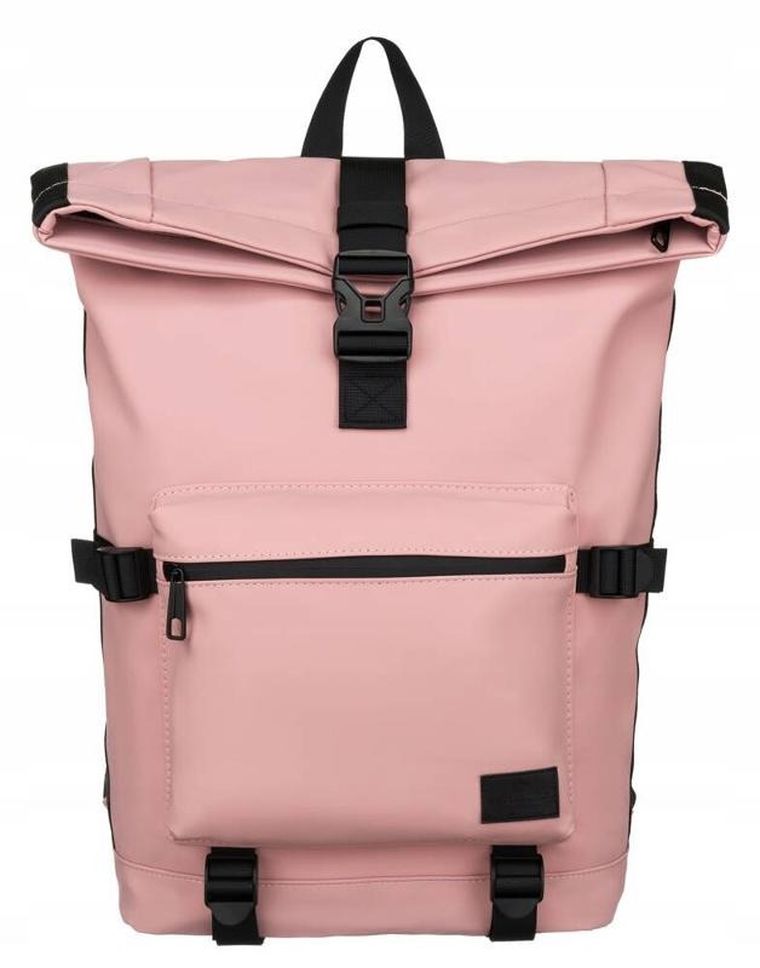 Plecak na laptopa, wodoodporny, różowy, Peterson