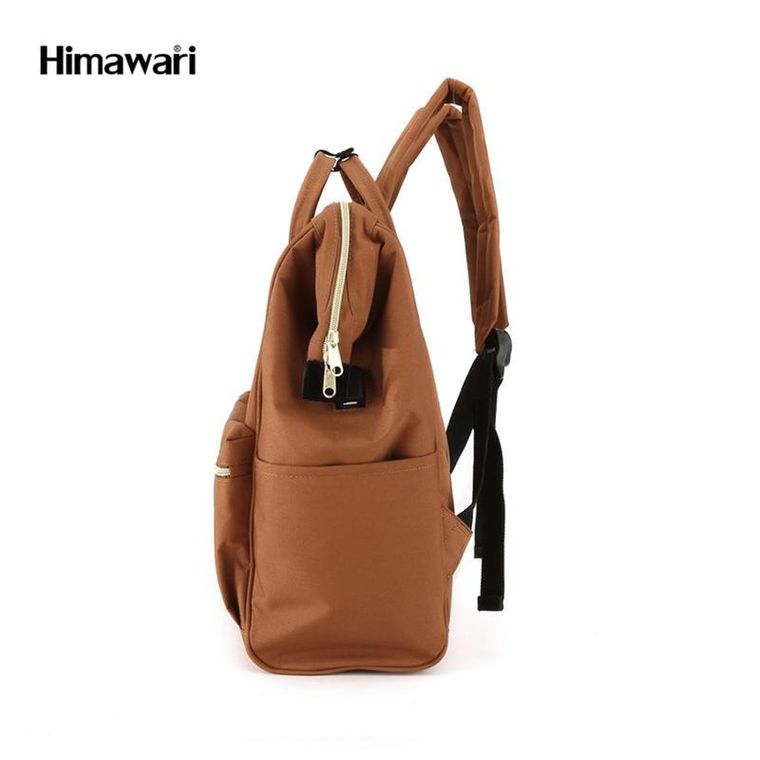 Plecak podróżny, bagaż podręczny do samolotu, brązowy, Himawari