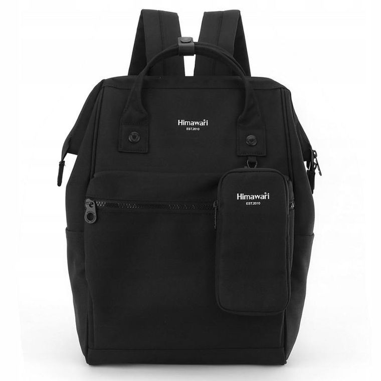 Plecak podróżny, bagaż podręczny do samolotu, czarny, Himawari