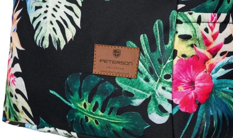 Plecak podróżny, bagaż podręczny do samolotu, monstera, Peterson