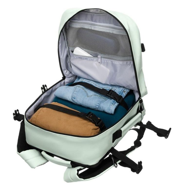 Plecak podróżny, bagaż podręczny do samolotu, wodoodporny, miętowy, Peterson