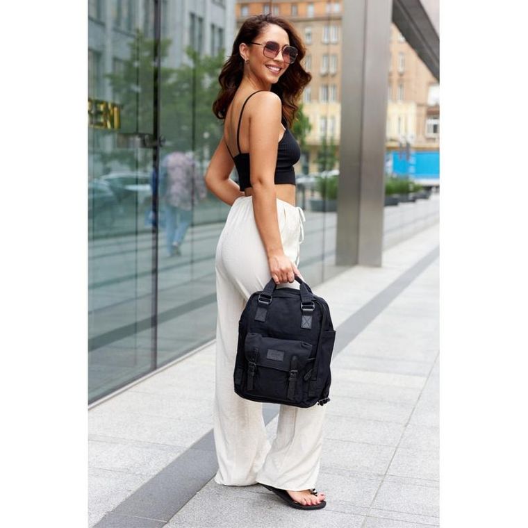 Plecak podróżny na laptopa, bagaż podręczny do samolotu, 15", czarny, Himawari