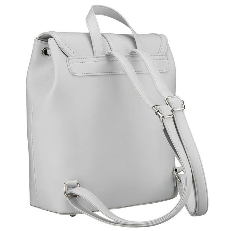 Plecak, szary, skóra ekologiczna, Rovicky