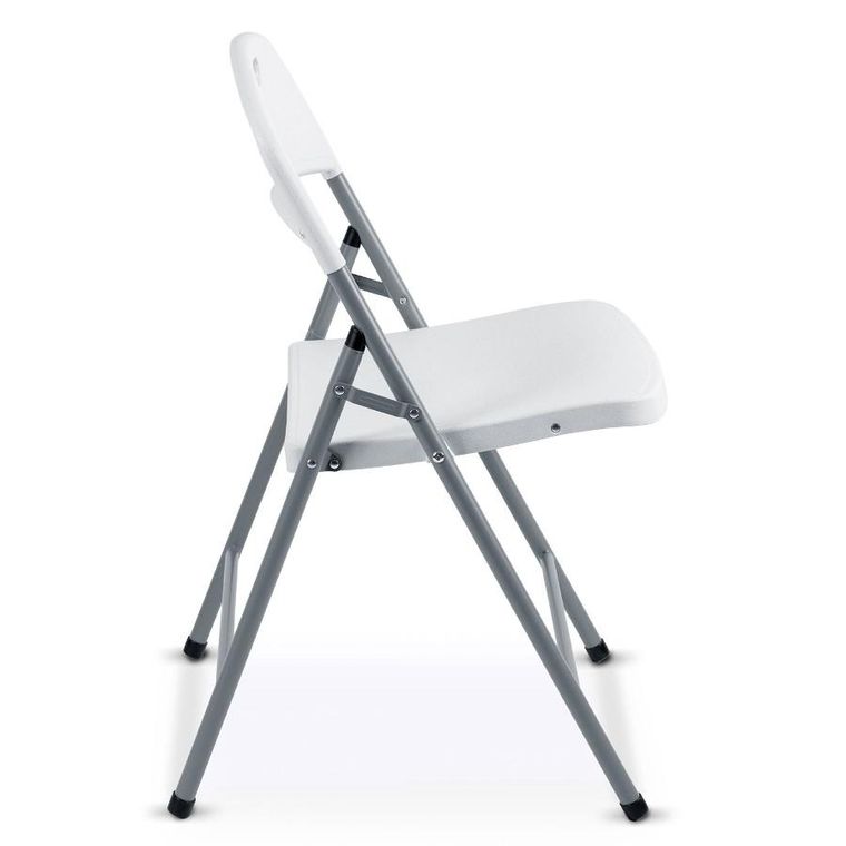 Plonos, krzesła ogrodowe składane, zestaw, 4 szt.