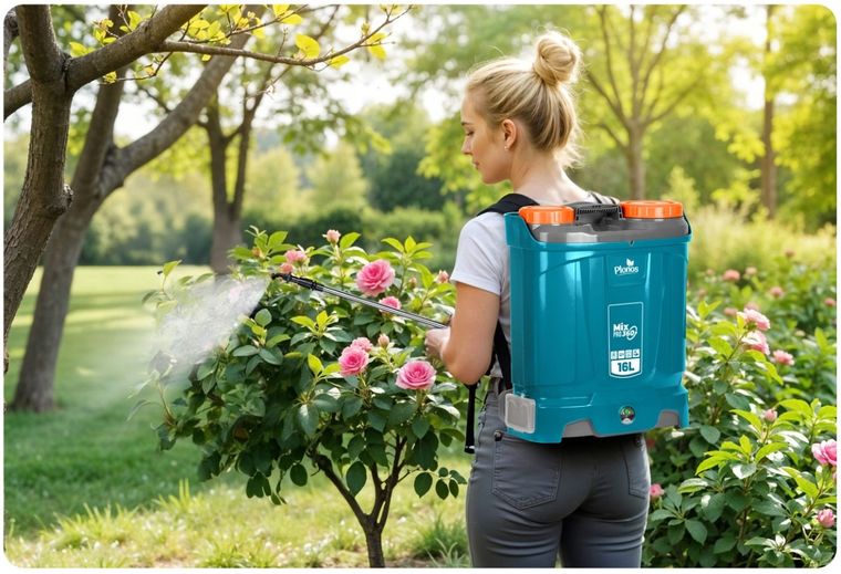 Plonos, opryskiwacz akumulatorowy z mieszalnikiem, PL-604