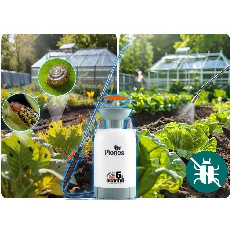 Plonos, opryskiwacz ciśnieniowy, ręczny, 5l
