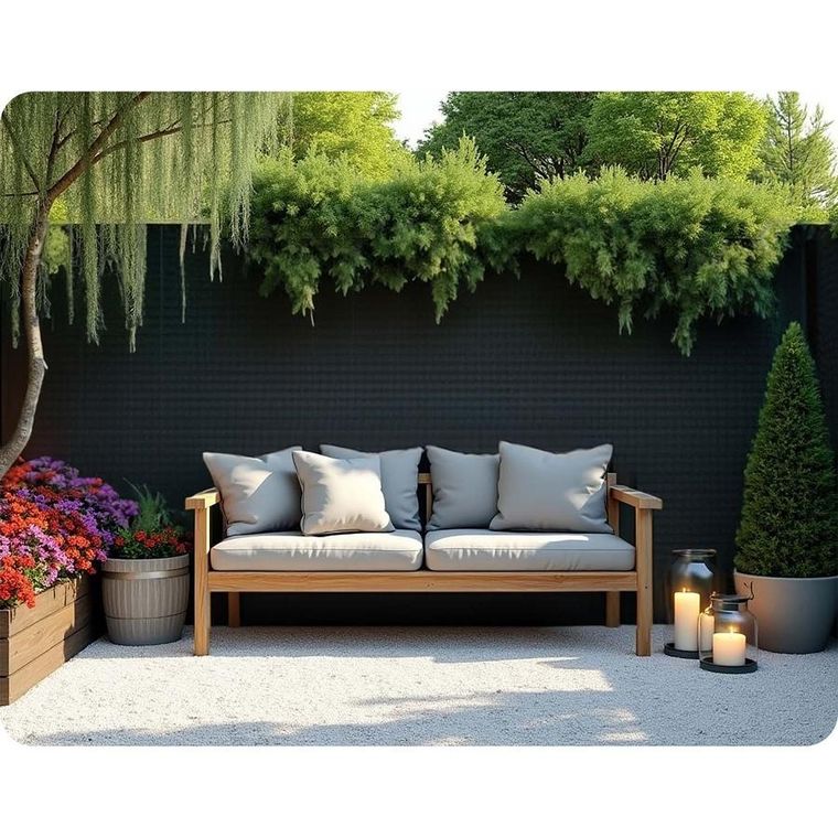 Plonos, siatka cieniująca, 1,5-25m 110g/m2 + 50 zacisków, szara