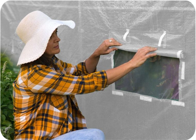 Plonos, tunel ogrodowy, 2-4,5 m, 9 m2, biały