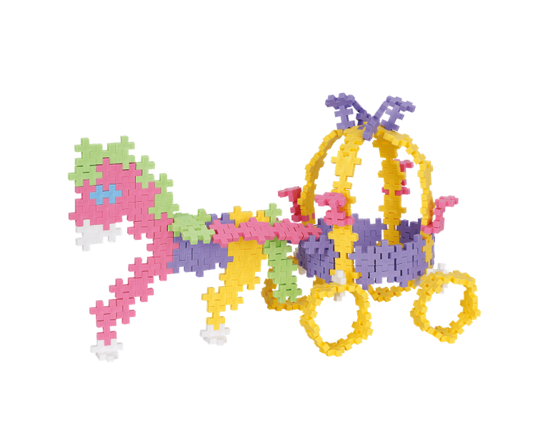 Plus-Plus, Basic w opakowaniu, Pastelowe kolory, klocki, 220 elementów