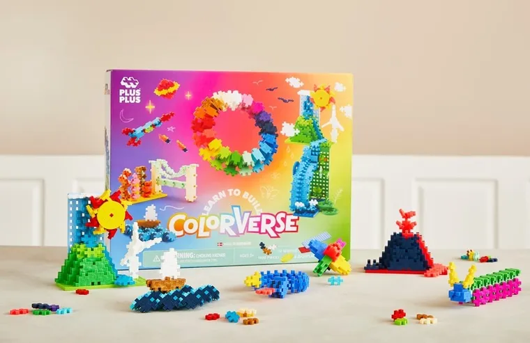 Plus-Plus, Naucz się budować, Colorverse, klocki, 1000 elementów