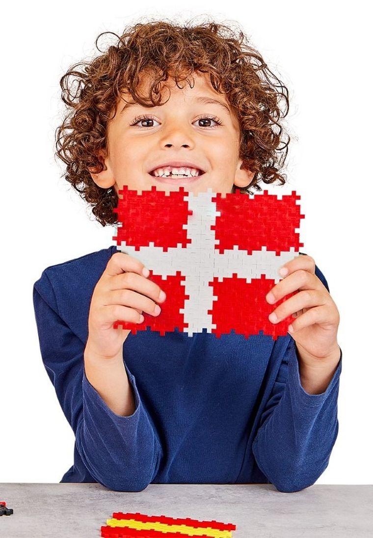 Plus-Plus, Naucz się budować, Flagi, klocki, 2400 elementów